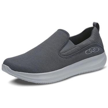 Imagem de Tênis Masculino Olympikus Slip On Wellness 2/186 Cinza Tamanho:37;Cor:Cinza