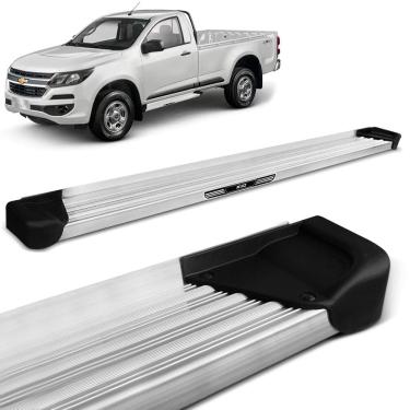 Imagem de Estribo Lateral S10 2012 a 2023 CS Alumínio Natural A3 Com A
