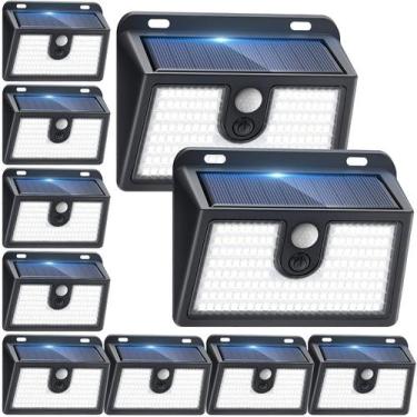 Imagem de Luzes de sensor de movimento solar CLAONER 149 LED à prova d'água, pac