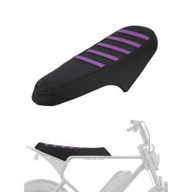 Imagem de BAOUFF Capa de assento para Ebike MACFOX, protetor de almofada de motocicleta antiderrapante para bicicleta elétrica adulto MACFOX X1S/X1/X2 - roxo