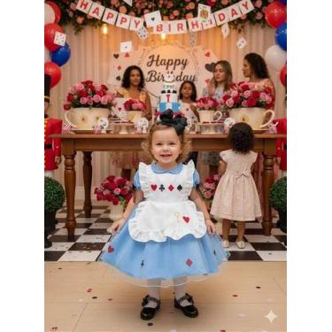 Imagem de Vestido Infantil da Alice no País das Maravilhas - Princesa - no-brand