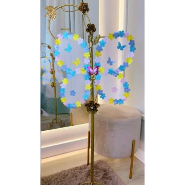 Imagem de Asa Borboleta Bebê Jardim Encantado Fada - Rosa Charmosa