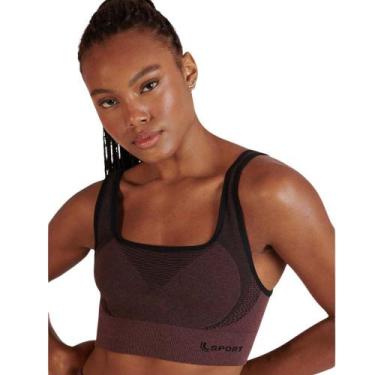 Imagem de Top Fitness Sem Bojo Print II Lupo Sport 71902-001, Rosa antigo, M