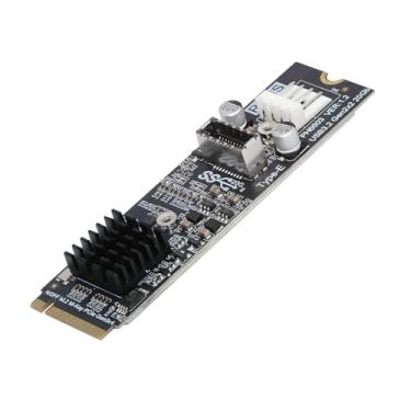 Imagem de chenyang M.2 NVME NGFF M-Key para USB 3.1 Tipo-E Adaptador de extensão de cabeçalho de placa principal de soquete para painel frontal 20Gbps