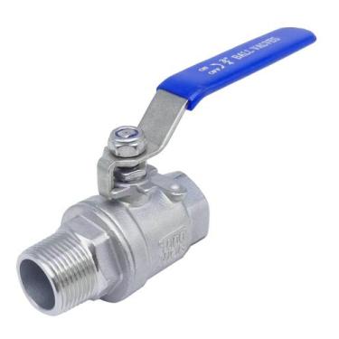 Imagem de Válvula de esfera POTONZ Full Port 3/4 NPT em aço inoxidável 304