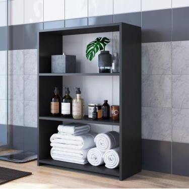 Imagem de Estante para Livros Multiuso organizadora baixa 63cm Funcionale MO040 