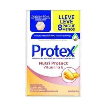 Imagem de Sabonete em Barra Antibacteriano Protex Nutri Protect Vitamina E 8un d