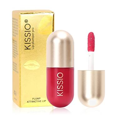 Imagem de KISSIO Volume nos lábios, brilho labial colorido, realçador nos lábios, extratos de plantas soro labial recheio, brilho labial hidratante para lábios mais cheios e lábios de beleza hidratada 5,5 ml (05#Dogwood)