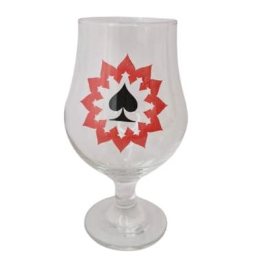 Imagem de Taça Copo Cerveja Vidro Naipe Espada 400ml + Presente