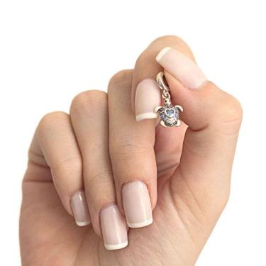 Imagem de Berloque Charm Pingente Tartaruga Em Prata 925