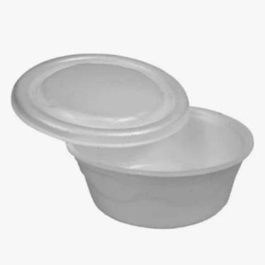 Imagem de Marmitex Isopor Isobras 500 Ml - Com Tampa 100 Und