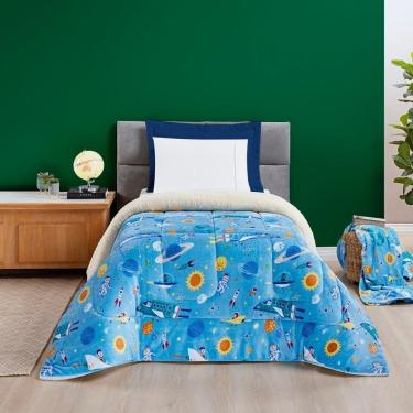 Imagem de Coberdrom Bouti Kids Solteiro 01 Peça - Astronauta.