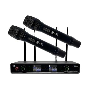 Imagem de Microfone Duplo Sem Fio TSI-Duo-4 Diversity Uhf 200 Canais