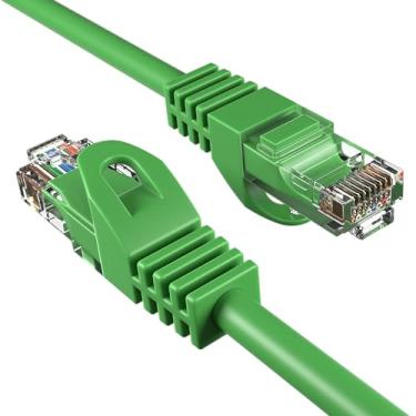 Imagem de Cables Direct Online Cabo de rede Ethernet Cat6 de 3 m, fio de Internet de 550 MHz, compatível com PC, laptop, modem, roteador, TVs, cabo de impressora, consoles para casa e escritório, verde