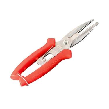 Imagem de Tesoura de poda de jardim de lâmina dupla Kisangel para aparar frutas e flores, tesoura de mão de aço inoxidável, design ergonômico para jardinagem e paisagismo