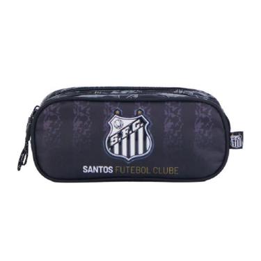 Imagem de Estojo Escolar Duplo Time Futebol Corinthians Palmeiras Flamengo Real 