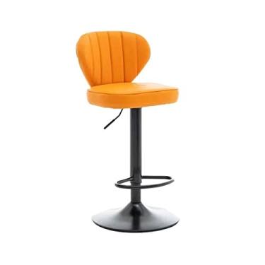 Imagem de Banquetas de bar altas modernas, modernas, elevatórias, cadeira de bar, encosto alto, banco alto, bar, restaurante, cozinha, café, ilha, cadeira, balcão de cozinha, banco de bar (cor: B) (1)