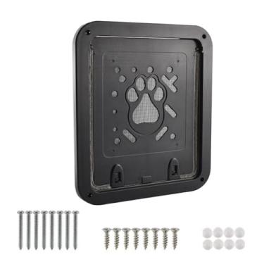 Imagem de Porta interna para gatos, portão externo de malha para cães – Porta decorativa lisa à prova de mordidas para casa, garagem, parede, apartamento, varanda, ar livre