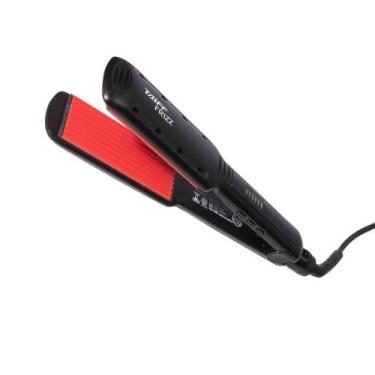 Imagem de Chapa Taiff Frizz Bivolt Preta, Preto e Vermelho, Bivolt