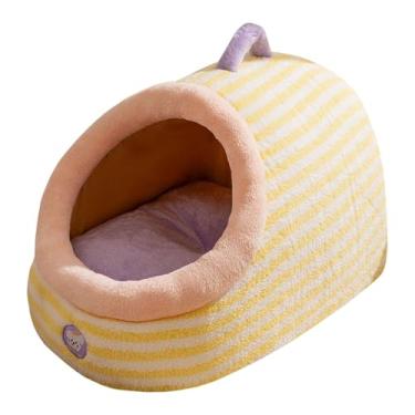 Imagem de FJMQHU Cama para Gatos, para Cães, Macia, Espessa, Canil, Condomínio, Quente, Interno, Refúgio para Dormir, para Gatos, Chihuahua, L