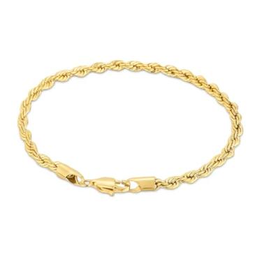 Imagem de 3 pulseiras de aço inoxidável para homens, ouro, prata, preto, cabo trançado masculino, joias de luxo, pulseiras, presentes, 7.87, Aço inoxidável, Prata esterlina