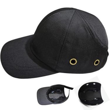 Imagem de Bone com Capacete EPI Obra Segurança do Trabalho Casquete Proteçao Rep