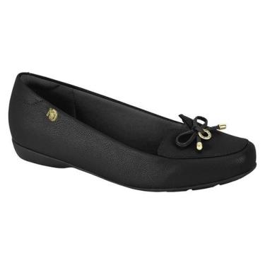 Imagem de Sapato mocassim feminino modare 7016.461 palmilha conforto, Preto, 38