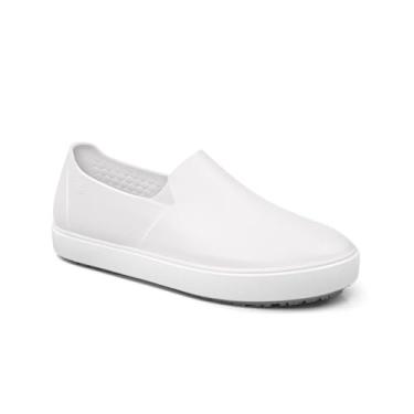 Imagem de Sapato Tênis Enfermagem Antiderrapante Impermeável Limpeza Cozinha Hospitalar Ca (Branco, BR, Adulto, Numérico, 43)