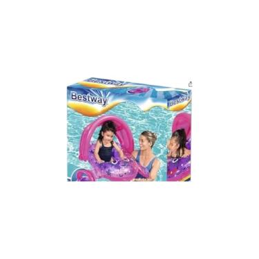 Imagem de Bote Infantil Caranguejo, Rosa, PVC, 77x79x60 cm, 6 a 18 Meses, 540g, para Piscina e Praia