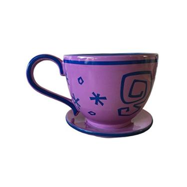 Imagem de Caneca de chá Disney Alice no País das Maravilhas para festa de chá louca lavanda roxa