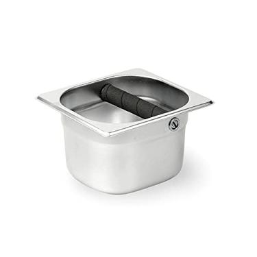 Imagem de Caixa de Batida Café Espresso Balde Pó Aço Inoxidável