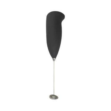 Imagem de Mini Mixer Portátil, Misturador de Bebidas Elétrico, Preto, 21,5cm, Plástico Resistente, Alimentado por Pilhas AA, para Shakes e Coquetéis