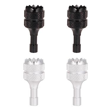 Imagem de 4 peças de controle de drone, joysticks removíveis para controle remoto de drone compatível com DJI Mini 3 Pro Drones DJI RC Smart Controller (prata, preto)