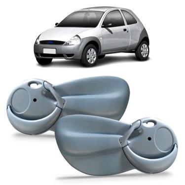 Imagem de Forro De Porta Dianteira Cinza Ka 97-07 Manual Com Apoio