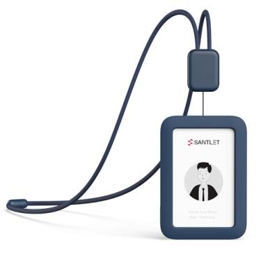 Imagem de Cordões para porta-crachás de identificação, azul