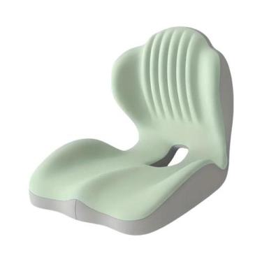 Imagem de Almofada de assento ergonômica de espuma viscoelástica com apoio lomba