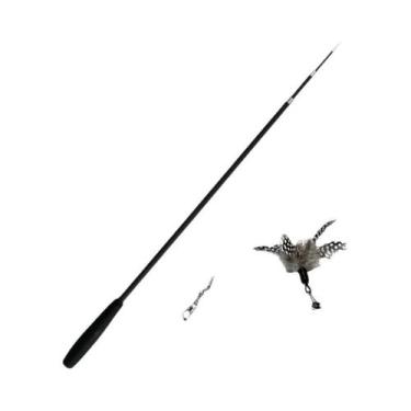 Imagem de Brinquedos Interativos Para Gatos, Varinha Retrátil Super Longa Para G