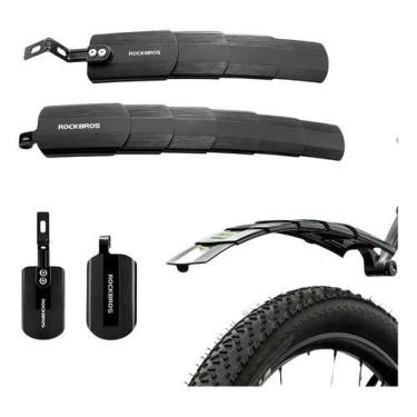 Imagem de Paralama Diant/tras Bike Aro 26 29 Retrátil Rockbros Nylon