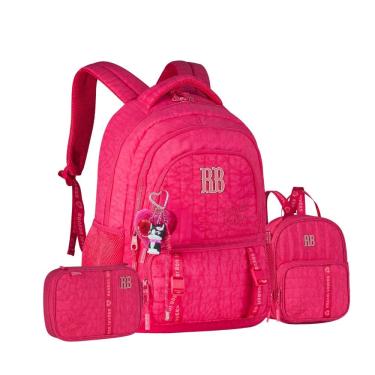 Imagem de Mochila Costas Rebecca Bonbon Lancheira Estojo Box Meninas