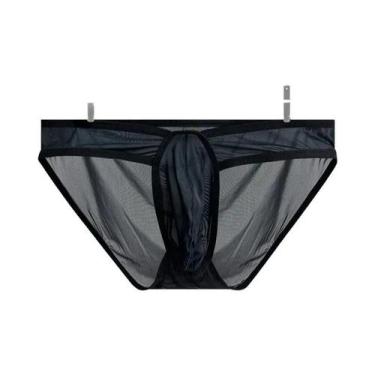Imagem de Cuecas De Malha Transparente Ultra-Fina Para Homens 1/3PCS Cuecas Espo