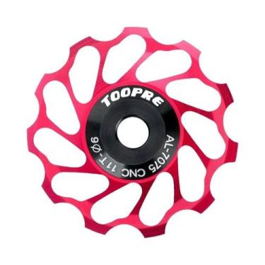 Imagem de Roda Guia De Derailleur Traseiro De Bicicleta Em Liga De Alumínio Leve