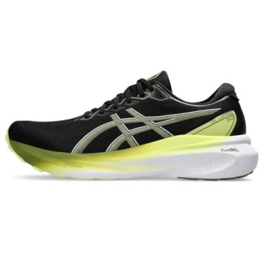 Imagem de ASICS T nis de corrida feminino Gel-Kayano 30, Preto/amarelo brilhante, 5.5