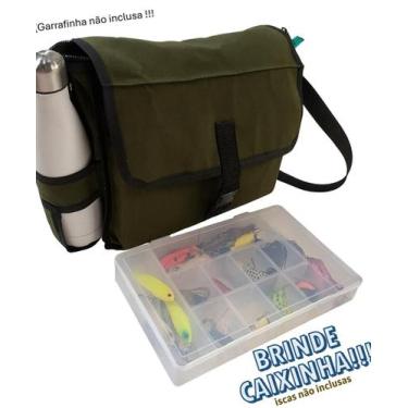 Imagem de Bolsa de pesca em lona super resistente com BRINDE - Biel Brinquedos L