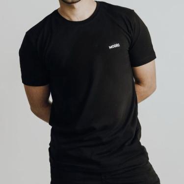 Imagem de Camiseta Camisa Masculina Algodão Egípcio Gola O - Modig, P, Rosa