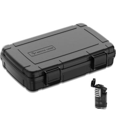 Imagem de Arctic Loon Kit de umidificador de charuto de viagem (preto, núcleo-5)