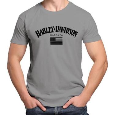 Imagem de Camiseta Camisa Blusa Masculina Feminina 100% Algodão Harley Davidson 