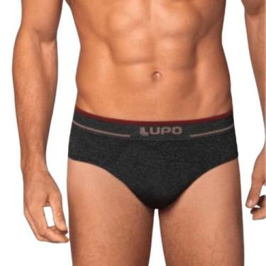 Imagem de Cueca Slip Microfibra Sem Costura 62403 - 624-003 - Lupo, Preto, M