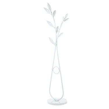 Imagem de pcagfaajmh Suporte para casaco doméstico em forma de árvore, arte moderna, prateleira de metal, quarto, sala de estar, corredor, canto, cabide vertical, cabide de madeira