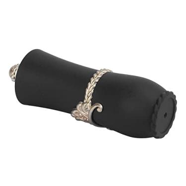 Imagem de Generic Almofada de Alfinetes Em Formato de Batom Requintado Porta-agulha Retrátil para Costura Doméstica e Bordado Presente para Iniciantes No Dia das Mães Almofada de Alfinetes Pequena (Preto)