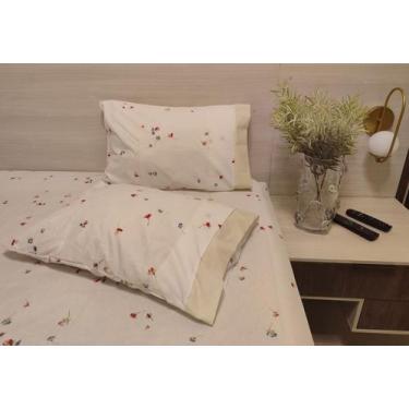 Imagem de Lençol De Algodão Para Cama King Size Box 3peças - Lu Enxovais, Verde